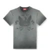 t-norm-t9 T-shirt con fenice devoré