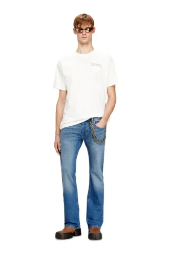 t-norm-v16 T-shirt in cotone regular con ricamo Diesel