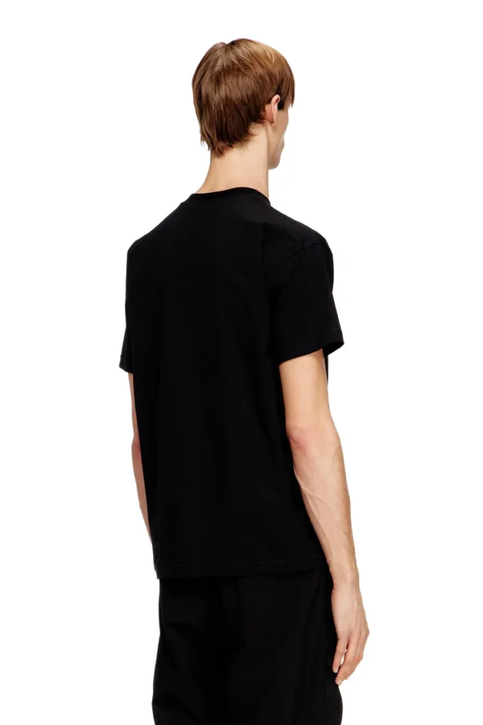 t-norm-v16 T-shirt in cotone regular con ricamo Diesel t-norm-v16 T-shirt in cotone regular con ricamo Diesel