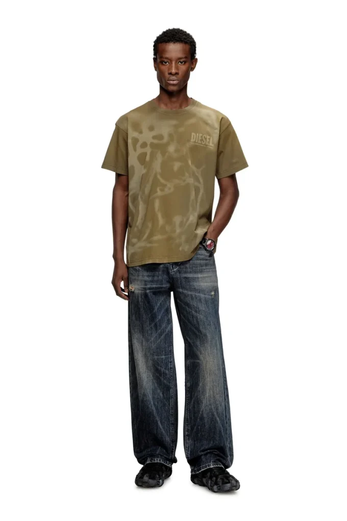 t-norm-v7 T-shirt in cotone con stampa laser