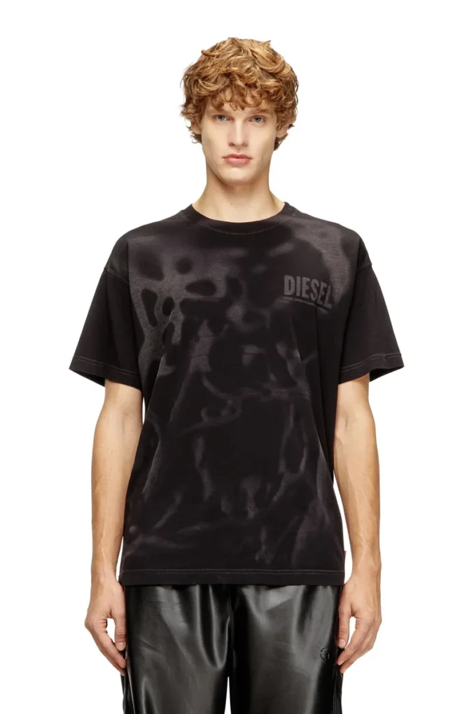 t-norm-v7 T-shirt in cotone con stampa laser