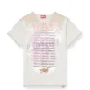 t-normac T-shirt girocollo con stampa di testi di canzoni