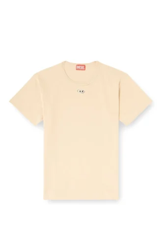 t-normy-od-s1 T-shirt in cotone con Oval D metallizzato