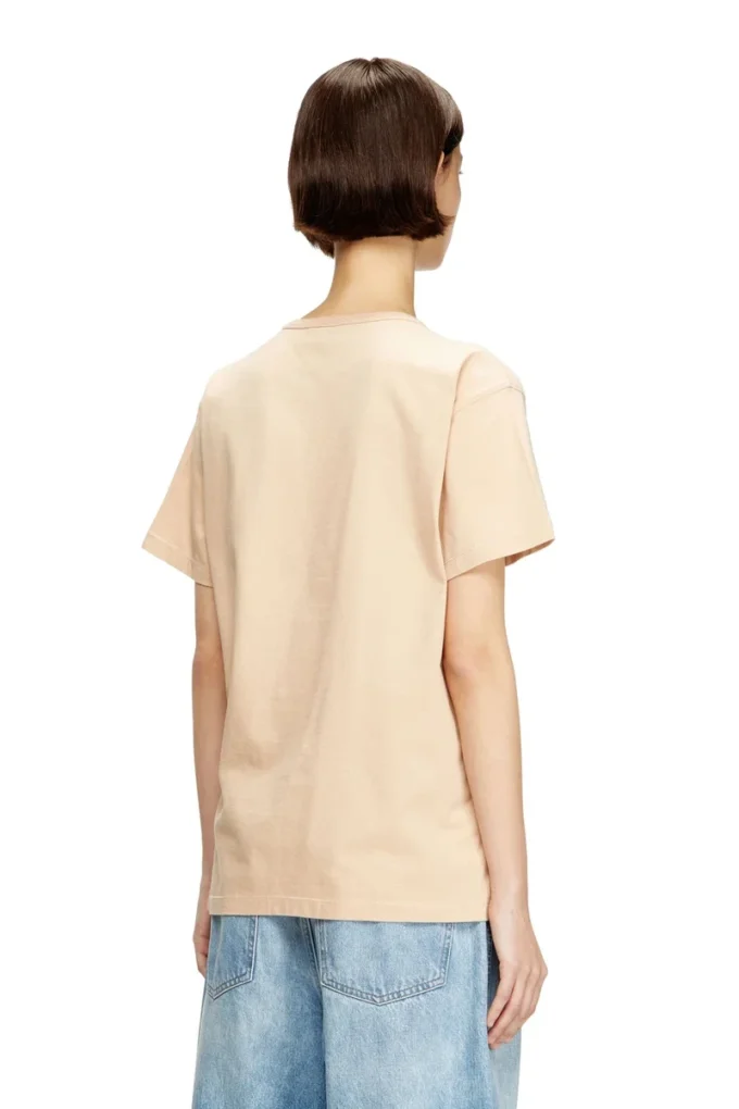 t-normy-od-s1 T-shirt in cotone con Oval D metallizzato t-normy-od-s1 T-shirt in cotone con Oval D metallizzato