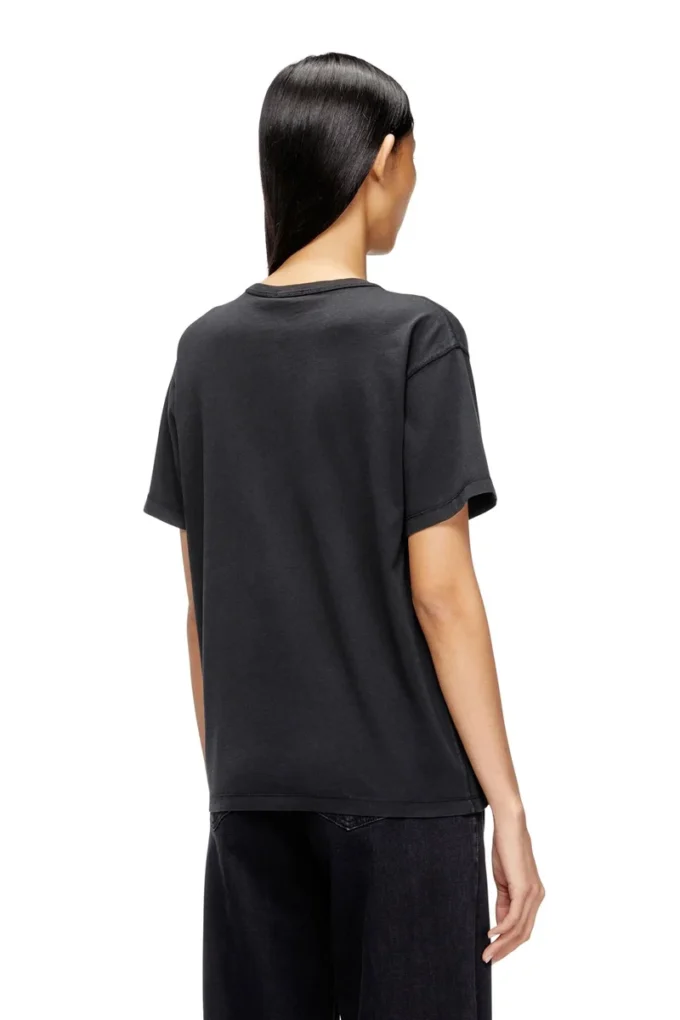 t-normy-od-s1 T-shirt in cotone con Oval D metallizzato t-normy-od-s1 T-shirt in cotone con Oval D metallizzato