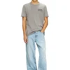 t-rawjust-v1 T-shirt con lavaggio acido e bordi grezzi t-rawjust-v1 T-shirt con lavaggio acido e bordi grezzi