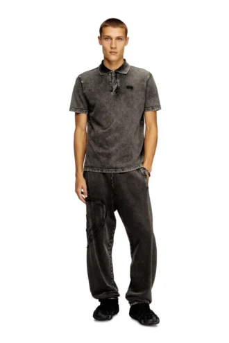 t-rejust-nc-den Polo in jersey effetto denim