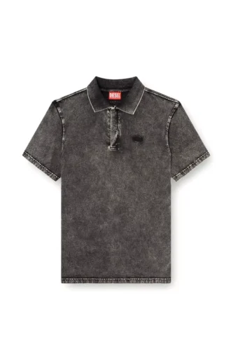 t-rejust-nc-den Polo in jersey effetto denim