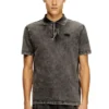 t-rejust-nc-den Polo in jersey effetto denim