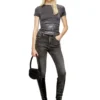 t-rey Top in jersey con lacci laterali t-rey Top in jersey con lacci laterali