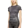 t-rey Top in jersey con lacci laterali t-rey Top in jersey con lacci laterali