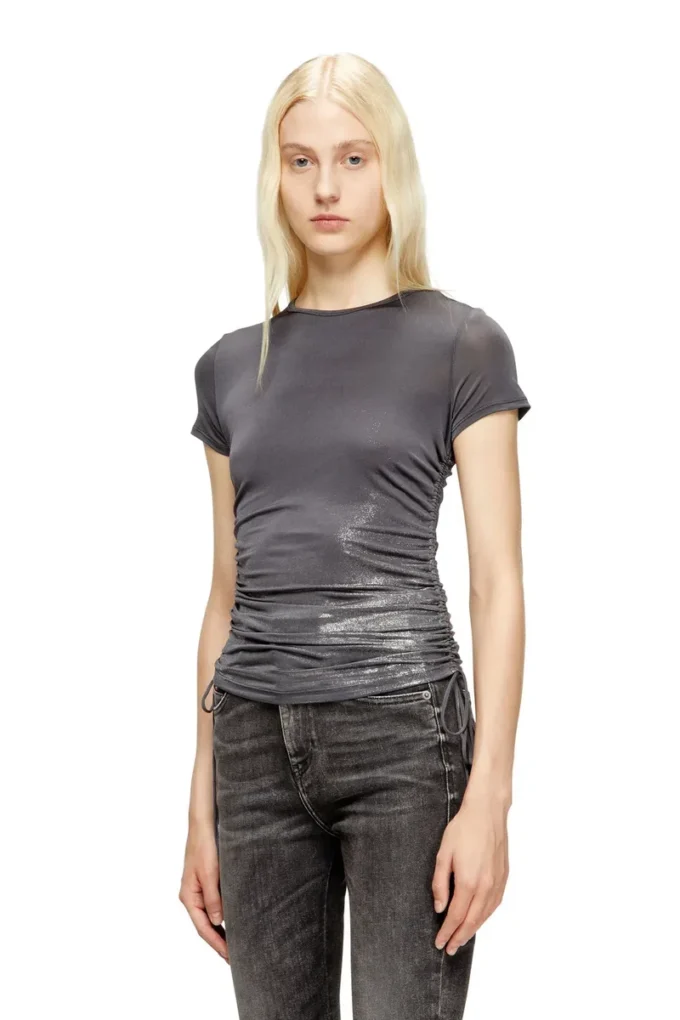 t-rey Top in jersey con lacci laterali t-rey Top in jersey con lacci laterali
