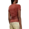 t-rey Top in jersey con lacci laterali t-rey Top in jersey con lacci laterali