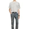 t-riven T-shirt in cotone morbido con spruzzi di colore