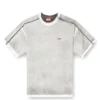 t-riven T-shirt in cotone morbido con spruzzi di colore