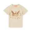 t-roweena T-shirt Phoenix con strass t-roweena T-shirt Phoenix con strass