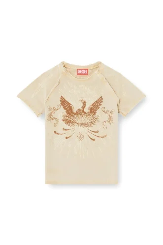 t-roweena T-shirt Phoenix con strass