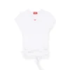 T-shirt con lacci incrociati T-shirt con lacci incrociati