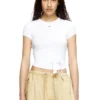 T-shirt con lacci incrociati T-shirt con lacci incrociati