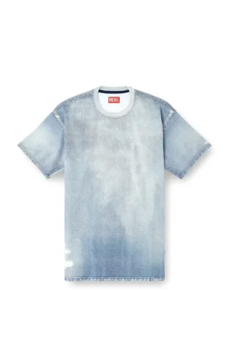 T-shirt d-box jogg in JoggJeans stampato effetto candeggina