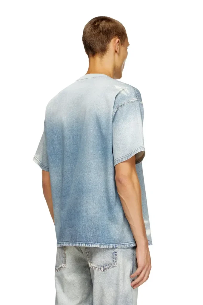 T-shirt d-box jogg in JoggJeans stampato effetto candeggina