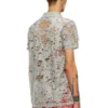 t-smith-devor Polo in tulle con jersey distrutto t-smith-devor Polo in tulle con jersey distrutto