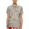 t-smith-devor Polo in tulle con jersey distrutto t-smith-devor Polo in tulle con jersey distrutto