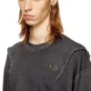t-thug-t-shirt T-shirt a maniche lunghe con effetto slavato
