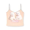 t-top-r2 Top in cotone con spalline sottili t-top-r2 Top in cotone con spalline sottili
