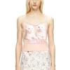 t-top-r2 Top in cotone con spalline sottili t-top-r2 Top in cotone con spalline sottili