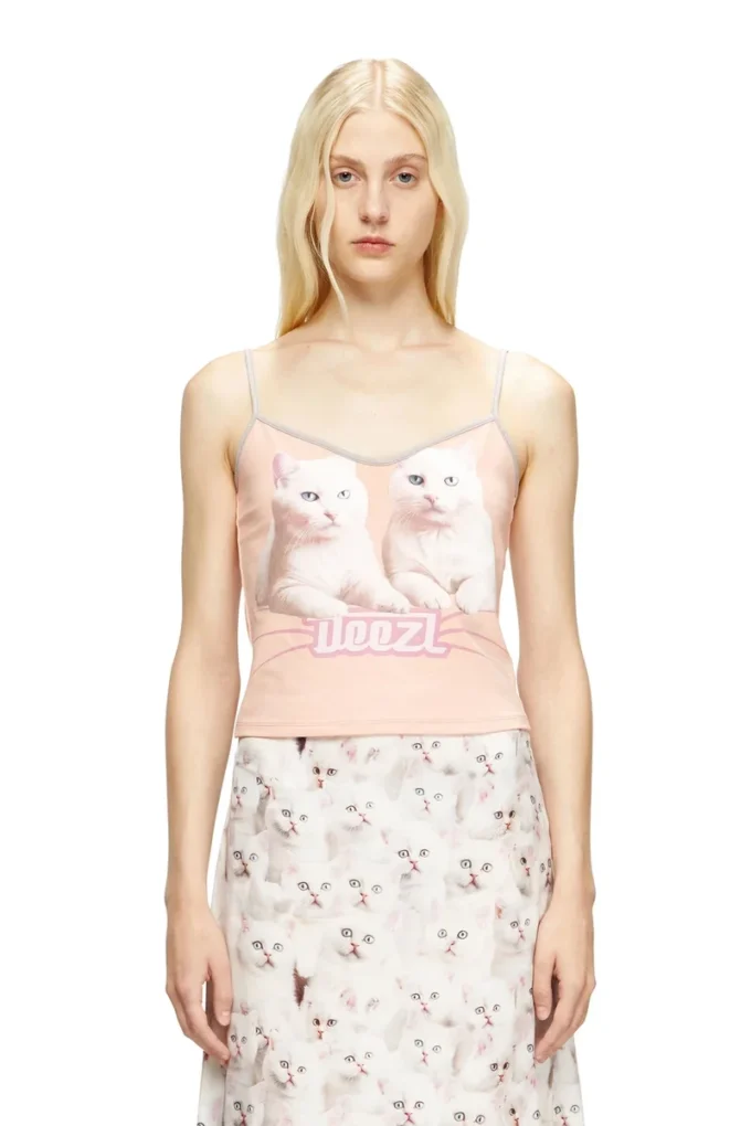 t-top-r2 Top in cotone con spalline sottili t-top-r2 Top in cotone con spalline sottili