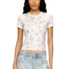 t-unclau Top in jersey con stampa all-over t-unclau Top in jersey con stampa all-over
