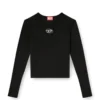 t-uncutie-long-ls-od Top a maniche lunghe con taglio ovale a D