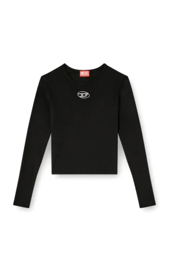 t-uncutie-long-ls-od Top a maniche lunghe con taglio ovale a D