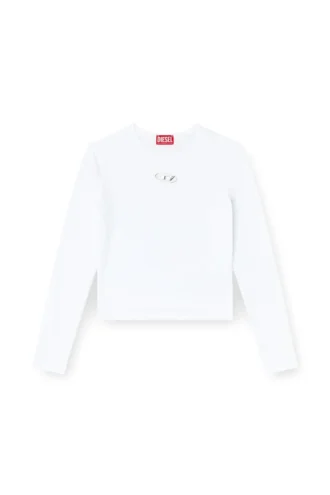 t-uncutie-long-ls-od Top a maniche lunghe con taglio ovale a D