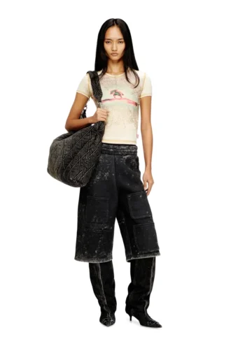 t-uncuties-long-s10 T-shirt slim con strass