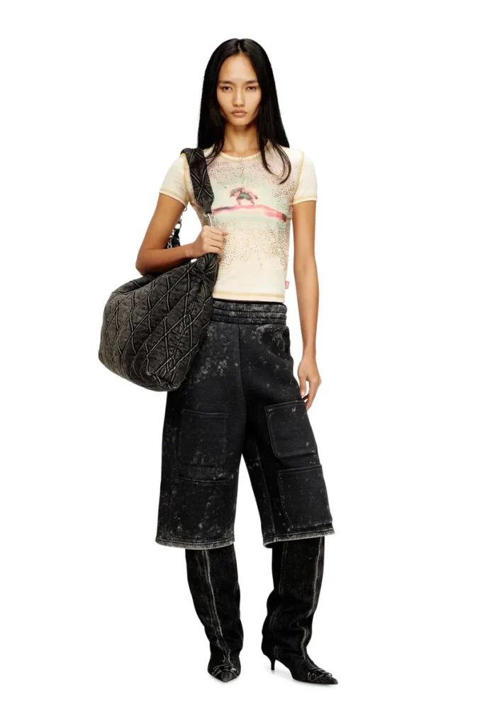 t-uncuties-long-s10 T-shirt slim con strass t-uncuties-long-s10 T-shirt slim con strass