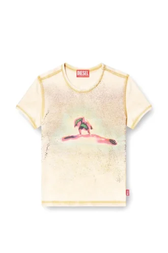 t-uncuties-long-s10 T-shirt slim con strass