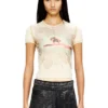 t-uncuties-long-s10 T-shirt slim con strass t-uncuties-long-s10 T-shirt slim con strass