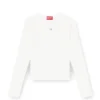 t-uncutieslong-ls-od Maglia in cotone con logo Oval D t-uncutieslong-ls-od Maglia in cotone con logo Oval D