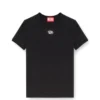 t-uncutieslong-od T-shirt slim fit con logo Oval D metallizzato t-uncutieslong-od T-shirt slim fit con logo Oval D metallizzato