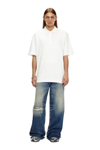 t-vort-megoval-d Polo con ricamo ovale maxi D