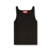 t-wife-od Canotta slim con Oval D tagliata al laser t-wife-od Canotta slim con Oval D tagliata al laser