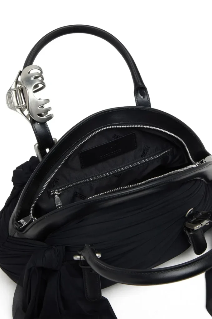 trash-d top handle Borsa Trash-D-Bandana in jersey e pelle trash-d top handle Borsa Trash-D-Bandana in jersey e pelle