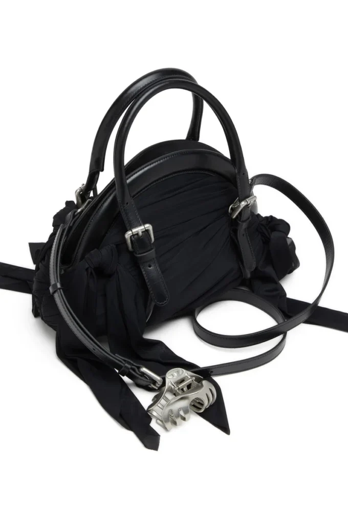 trash-d top handle Borsa Trash-D-Bandana in jersey e pelle trash-d top handle Borsa Trash-D-Bandana in jersey e pelle