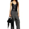 trash-d top handle Borsa Trash-D-Bandana in jersey e pelle trash-d top handle Borsa Trash-D-Bandana in jersey e pelle