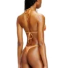 tropik_ta tanga Tanga bikini metallizzato con stampa loto tropik_ta tanga Tanga bikini metallizzato con stampa loto