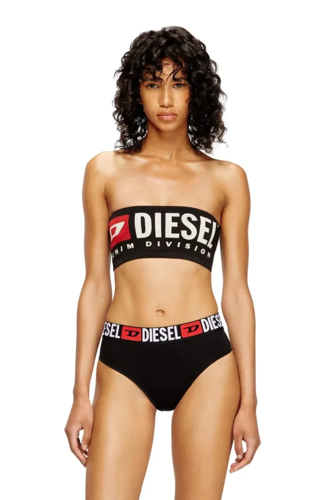 ufsb-melanie Reggiseno senza spalline con logo maxi