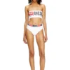 ufsb-melanie Reggiseno senza spalline con logo maxi