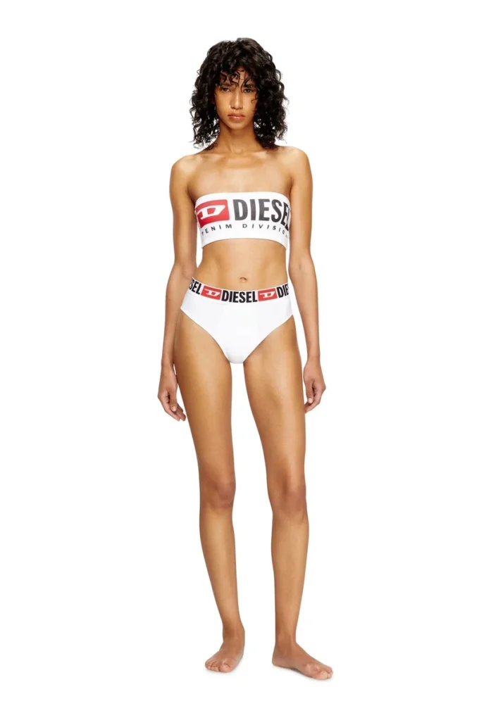ufsb-melanie Reggiseno senza spalline con logo maxi